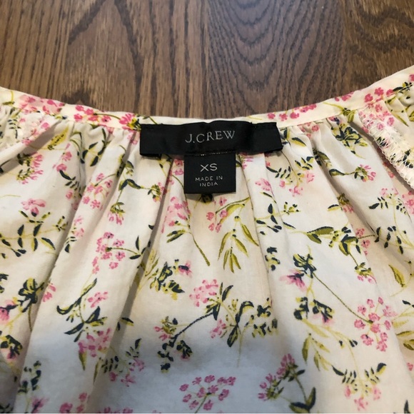 J Crew Cotton Floral Blouse - Picture 2 of 4